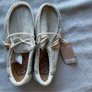 Hey Dude Khaki Slip-On Shoes